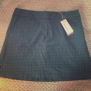 Lady Hagen Hydro Dri Gingham Golf Skort