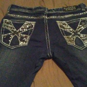 Rock and roll countrygirl blue jeans