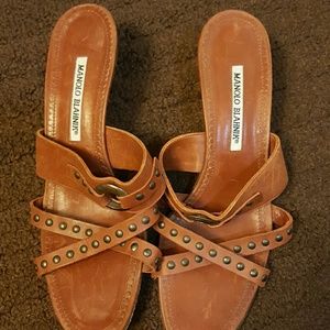*FINAL PRICE *-Manolo Blahnik Sandals,  brown,