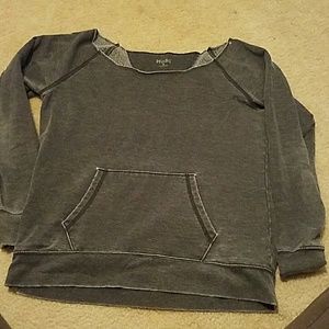 FINAL SALE! PRICED TO MOVE!! Distressed sweat shir