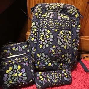 Vera Bradley book bag/ lunchbox/ pencil case
