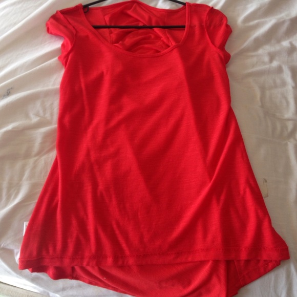 Bright Orange Long Shirt.