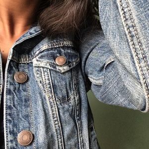 Distressed Jean Jacket