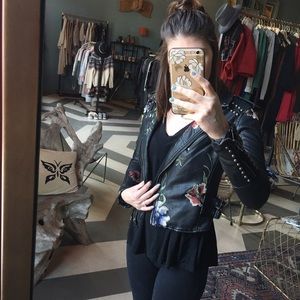 Blank NYC Jackets & Coats - BlankNYC As You Wish Embroidered Jacket Blank NYC Jackets & Coats - BlankNYC As You Wish Embroidered Jacket