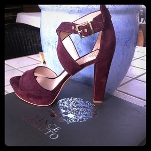 Vince Camuto ankle strap heels