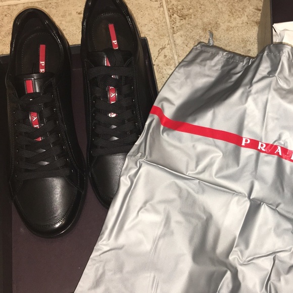 Prada leather sneakers *authentic* - Picture 4 of 4