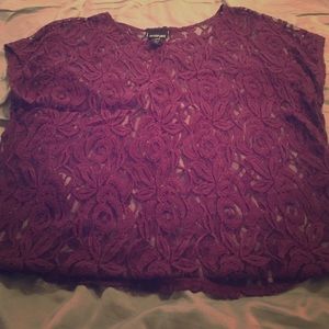 Lane Bryant  lace top