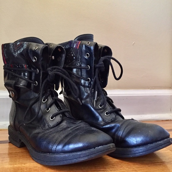 Tall Steve Madden Combat Boots ORIGINALLY $79