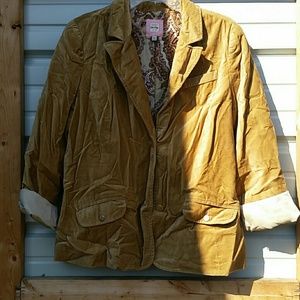 Old Navy Gold Velvet Blazer