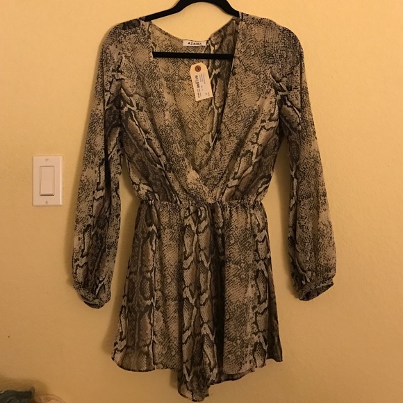 AZALEA animal print romper