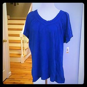 NWT JM COLLECTION PLUS SIZE TOP