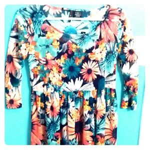 NWT Fire Los Angeles Mini Floral dress