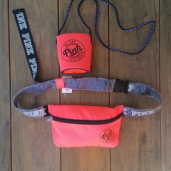 Orange VICTORIAS SECRET PINK Loozie /& Fanny Pack