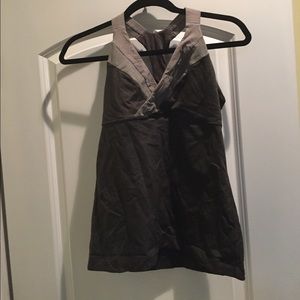Lululemon Deep Breath Tank Gray Size 8