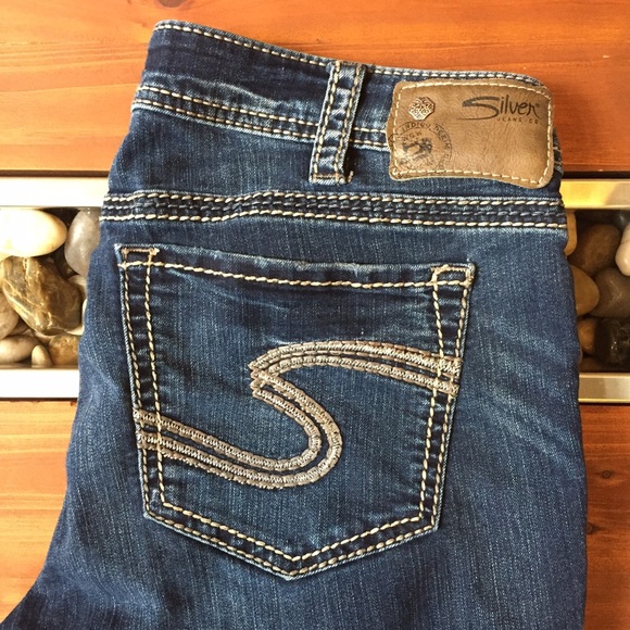 Silver super stretch, super skinny jeans