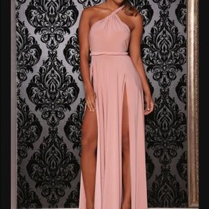 Abyss by Abby VAMP dress in dusty rose