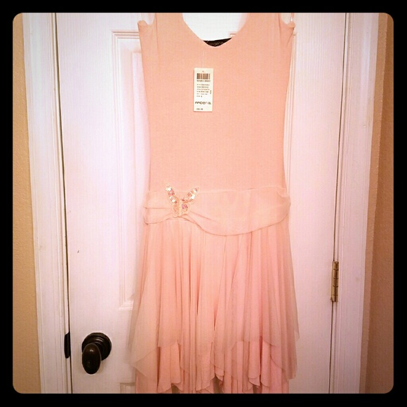 Pink Butterfly Ballerina Dress