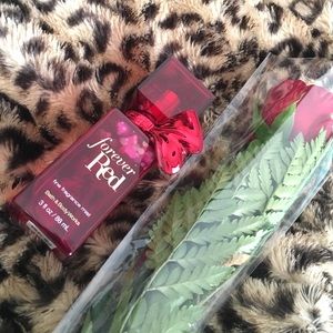 Used forever red perfume