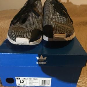 Adidas zx flux adv asym size 12worn once with box