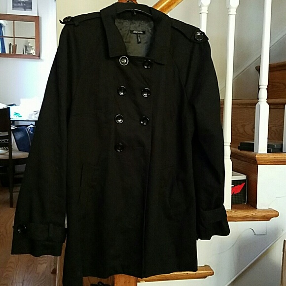 Lightweight Black overcoat