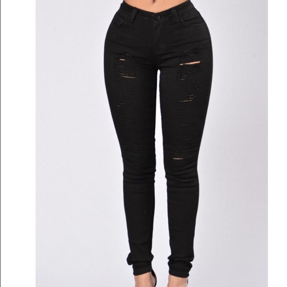 Fashion Nova Ripped Jeans