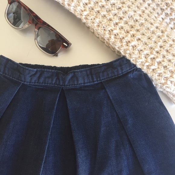 Baby GAP Pleated Denim Skirt