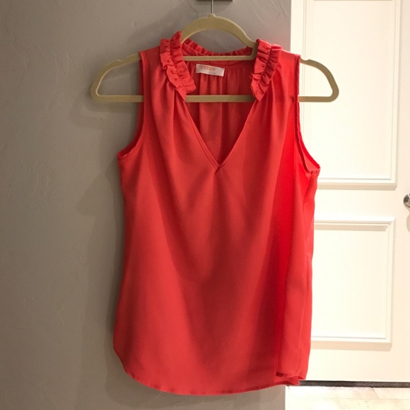 ReneeC. Coral blouse