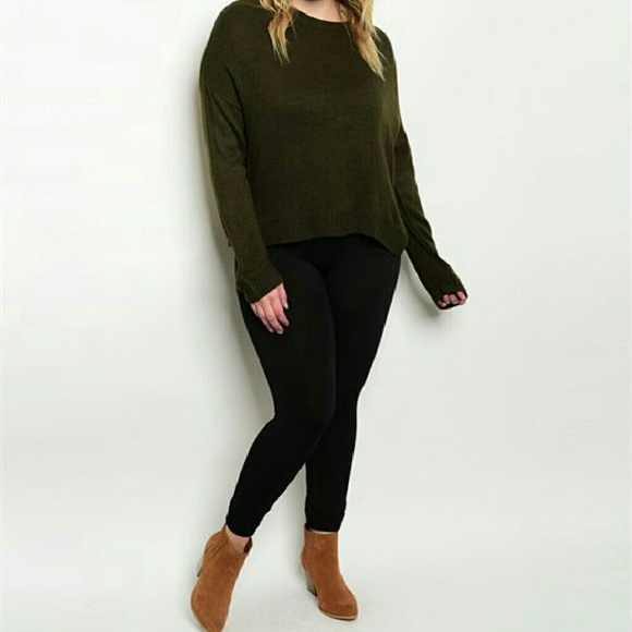 Plus Size Black Fleece Leggings