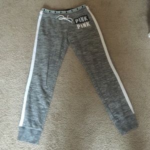 Victoria's Secret pink collegiate pant