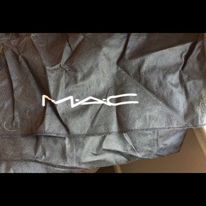 MAC Cosmetics leather messenger bag