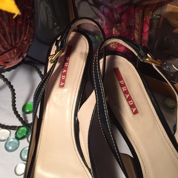 💋SALE💋Prada Peep Toe Heels - Picture 3 of 4