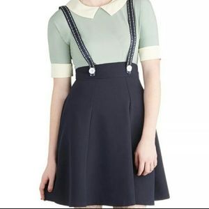 ModCloth Ain't She Suite Skirt Sz L