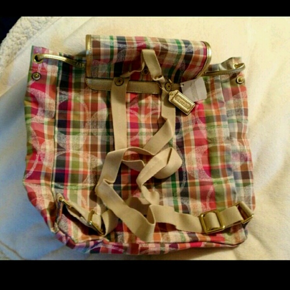 Coach Daisy Poppy Packable Backpack - Picture 2 of 3