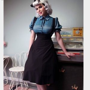 ModCloth Tatyana Jukebox circle skirt