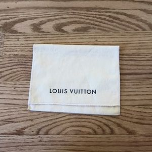 Louis Vuitton small leather good dust bag