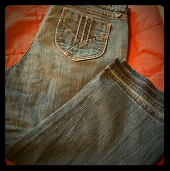 Low rise cropped gap jeans