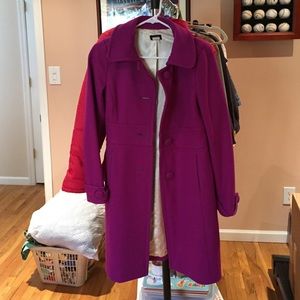 Purple J. Crew Coat