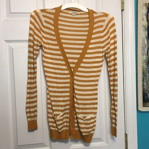 Forever 21 stripped cardigan