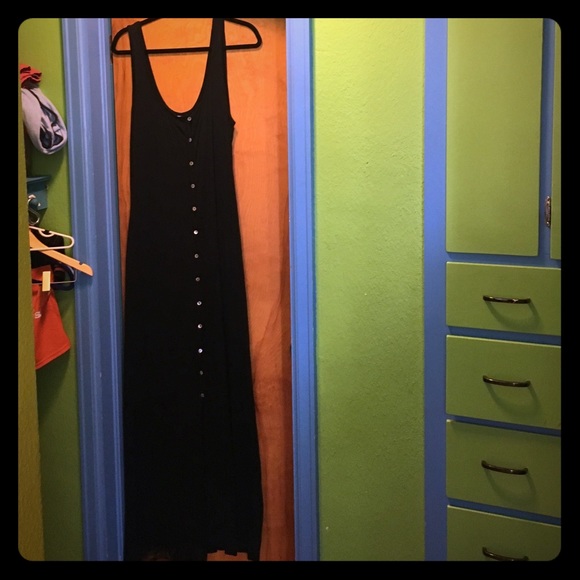 Threads 4 Thought Black Button Front Maxi Dress!!!