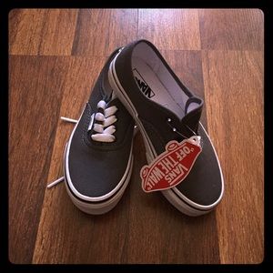 Size 12 child grey Van sneakers