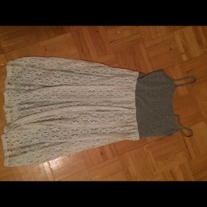 Light and grey dress