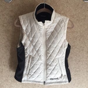 Off white size Med ladies Marmot insulated vest.