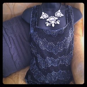 Beautiful Beaded Holiday Top