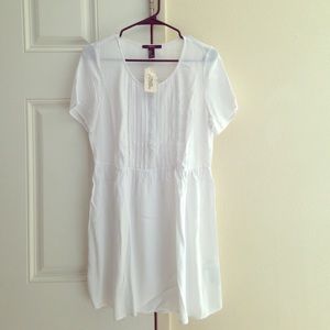 White peasant dress