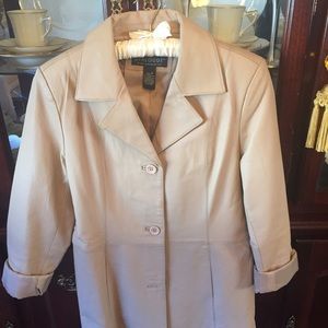 Washable leather jacket