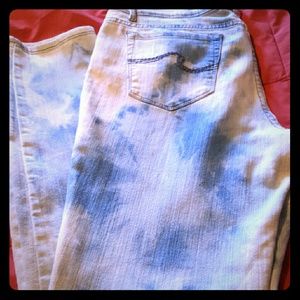 Stone washed jeans