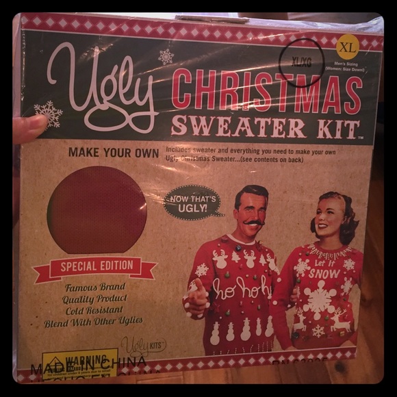 Ugly Christmas sweater kit  NWT - Picture 1 of 2