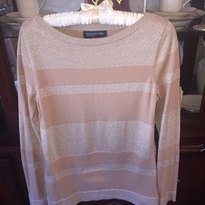 Jones New York Gold Shimmer Sweater