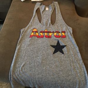 PINK vintage Houston Astros tank