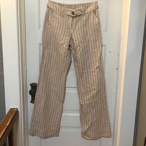Beautiful linen trousers in need of ironing